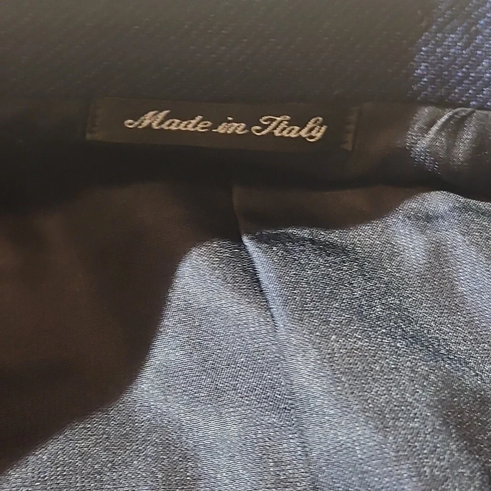 Pal Zileri Blazer Blue Wool Jacket 52EU (42US) Italy‎ EUC Drop 8
